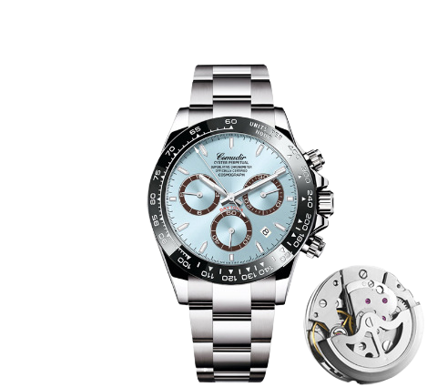 Mens Calendar Waterproof Watch with Luminous Feature