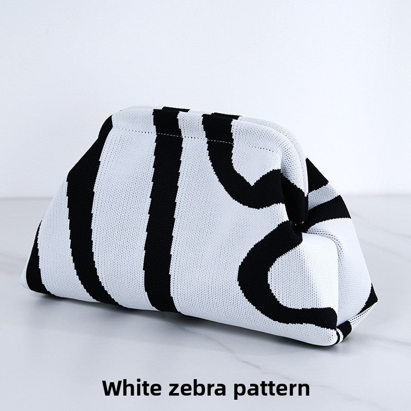 Ladies' striped beach bag