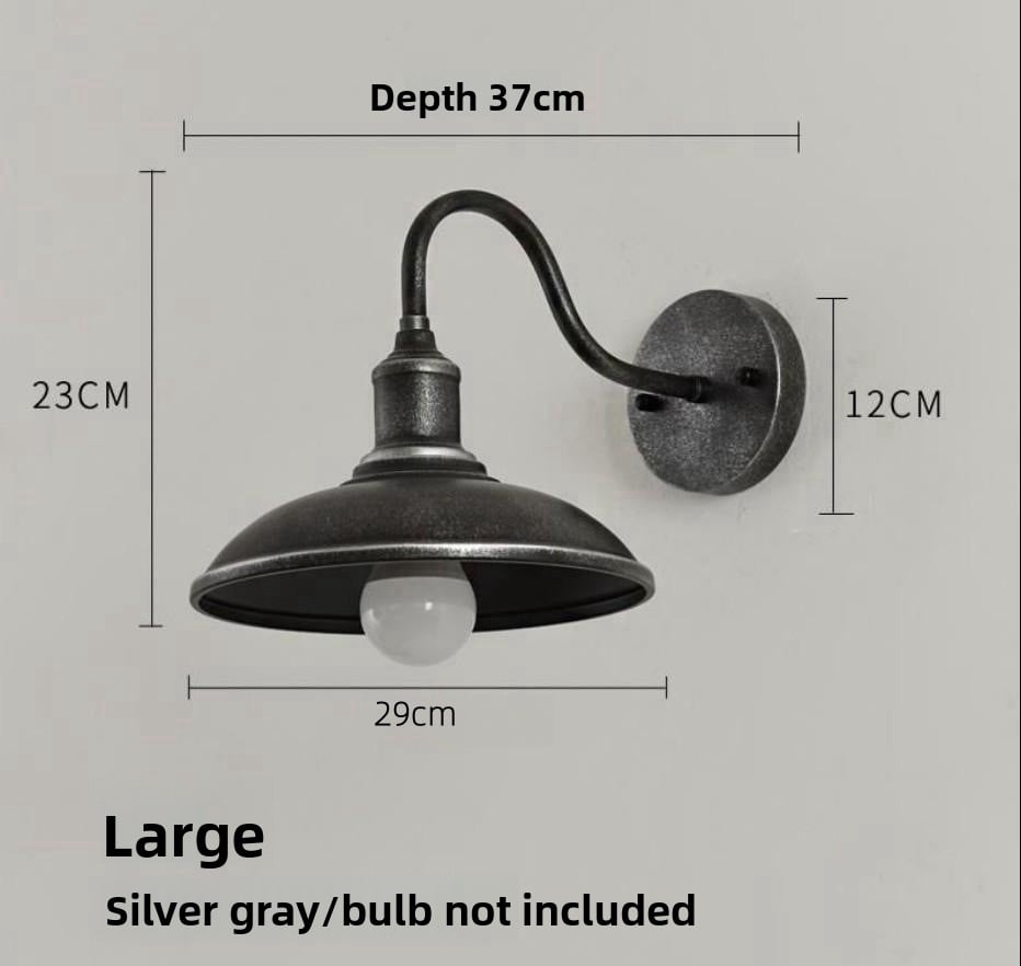 Retro loft industrial-style wall lamp