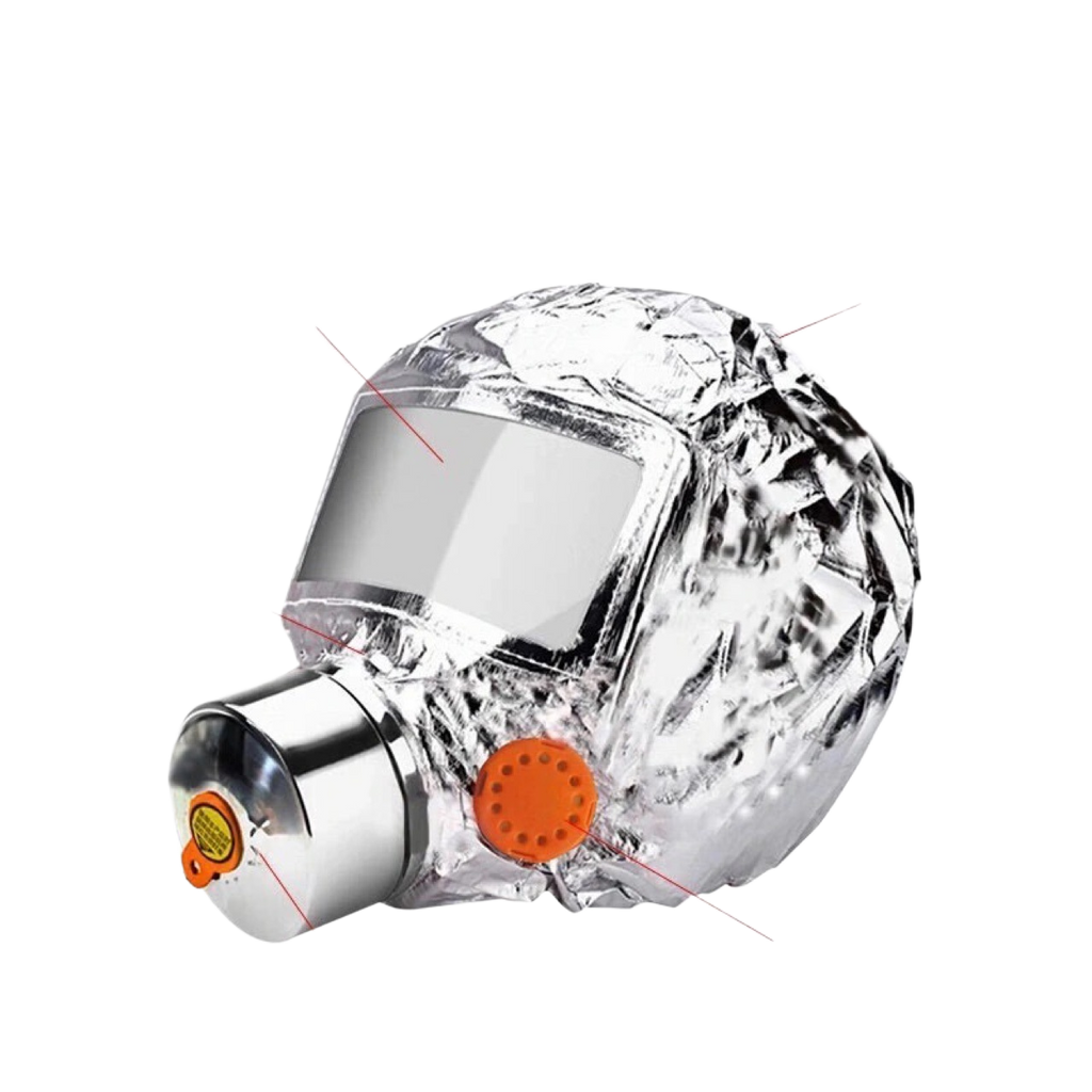 Fire Escape Smoke Mask - TZL30 Anti-Toxic Gas Mask with Breathing Valve