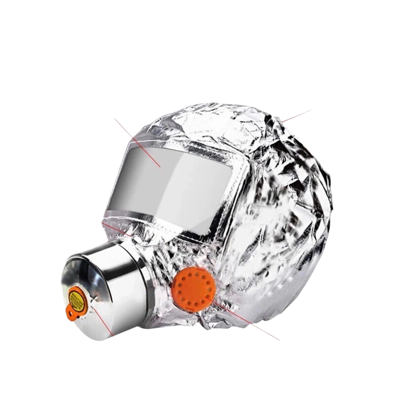 Fire Escape Smoke Mask - TZL30 Anti-Toxic Gas Mask with Breathing Valve