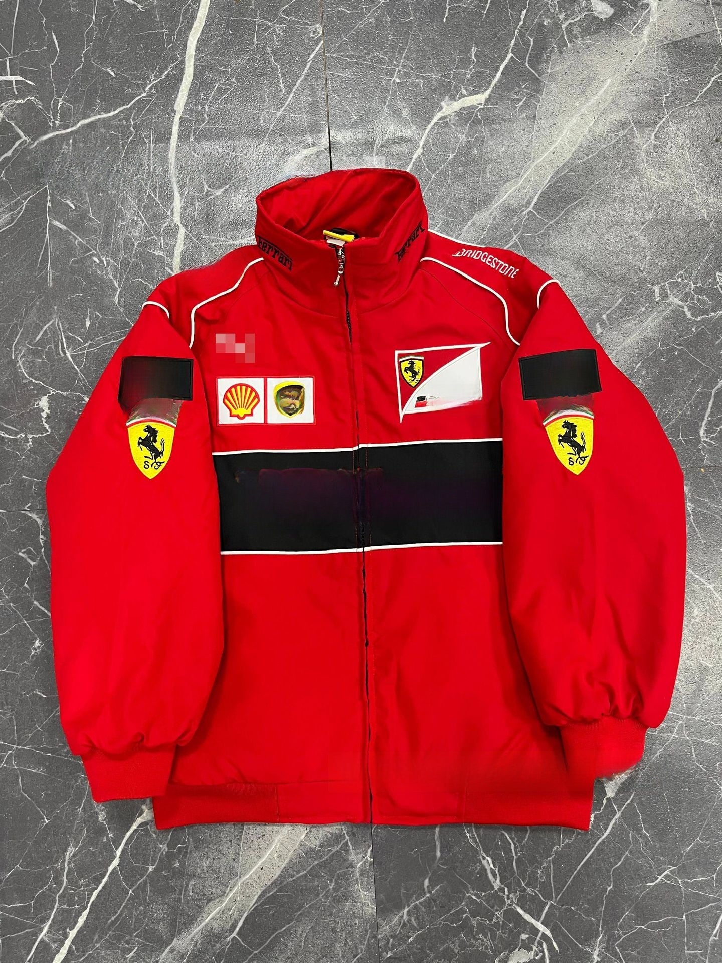 Embroidered racing jacket