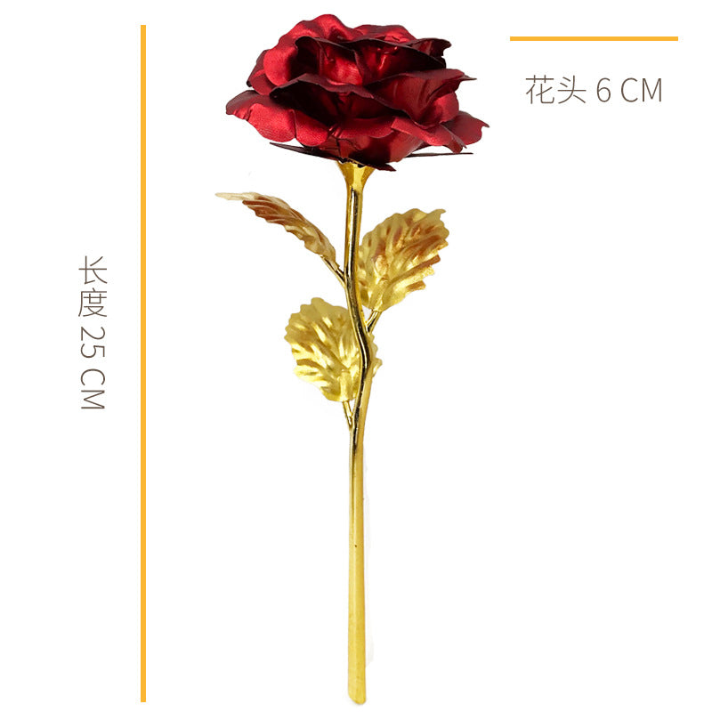 gold foil rose