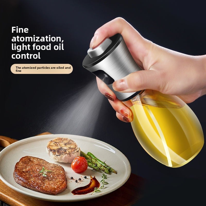 Food Grade Stainless Steel Oil Spray Bottle for Kitchen