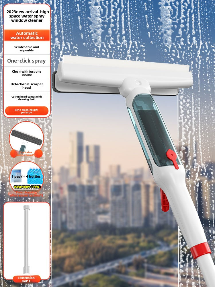 A household cleaning tool for cleaning glass