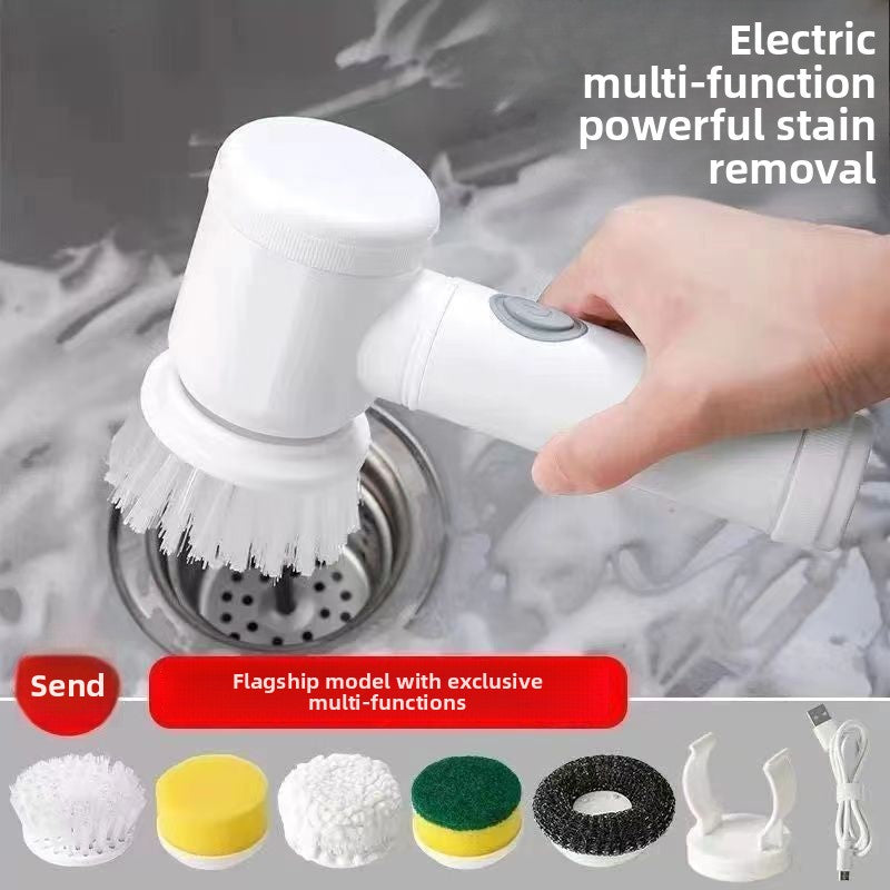 Descaling Oil Cleaning Brush Electric Pot Brush