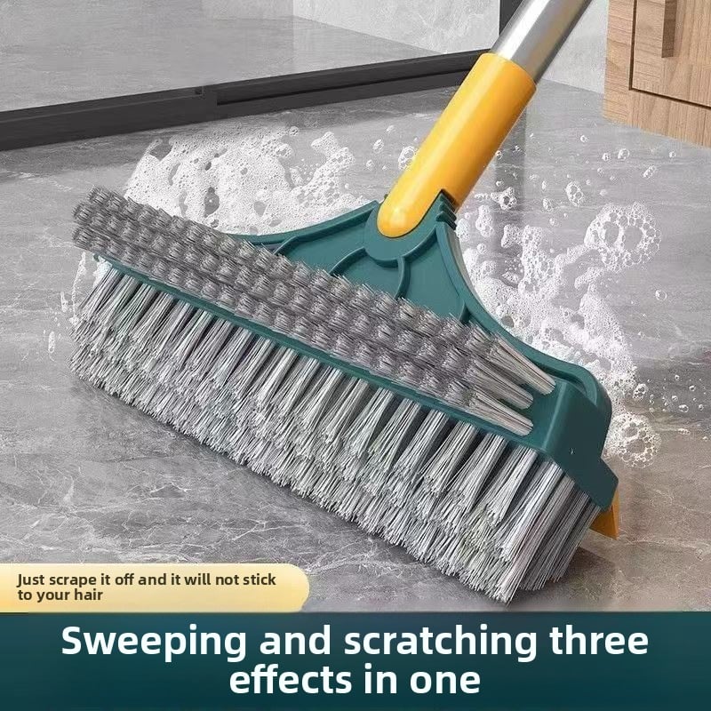 Bathroom floor brush, four-in-one floor joint brush, pointed floor brush