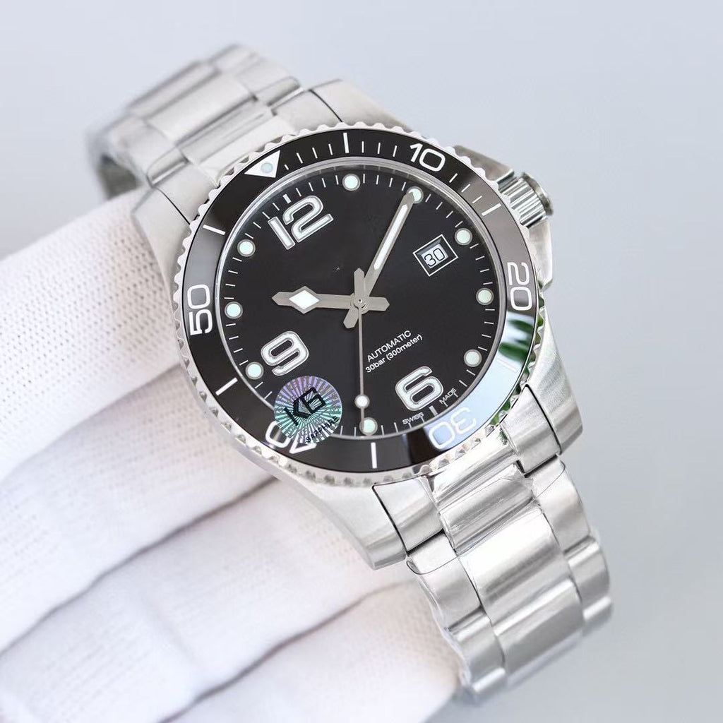 Fully automatic mechanical watch with water resistance