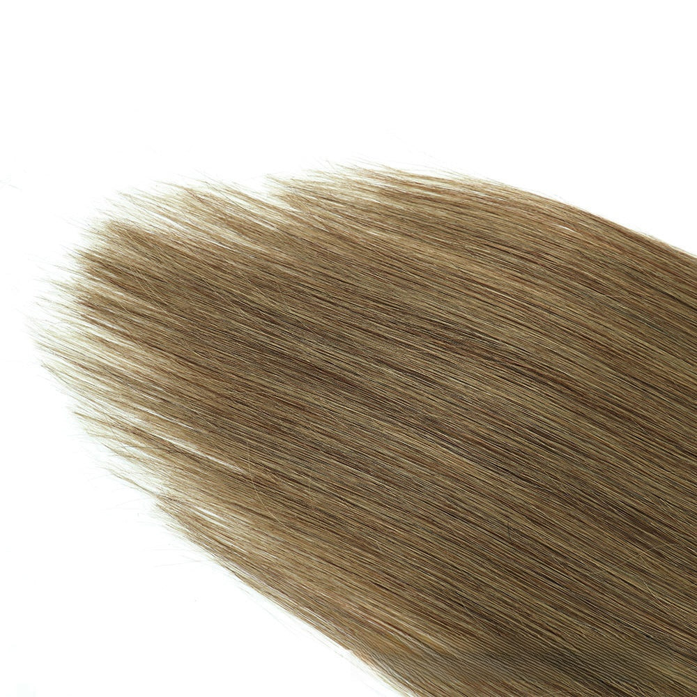 Clip-In Human Hair Extensions Real Hair Straight 12-24inch Multiple Colors