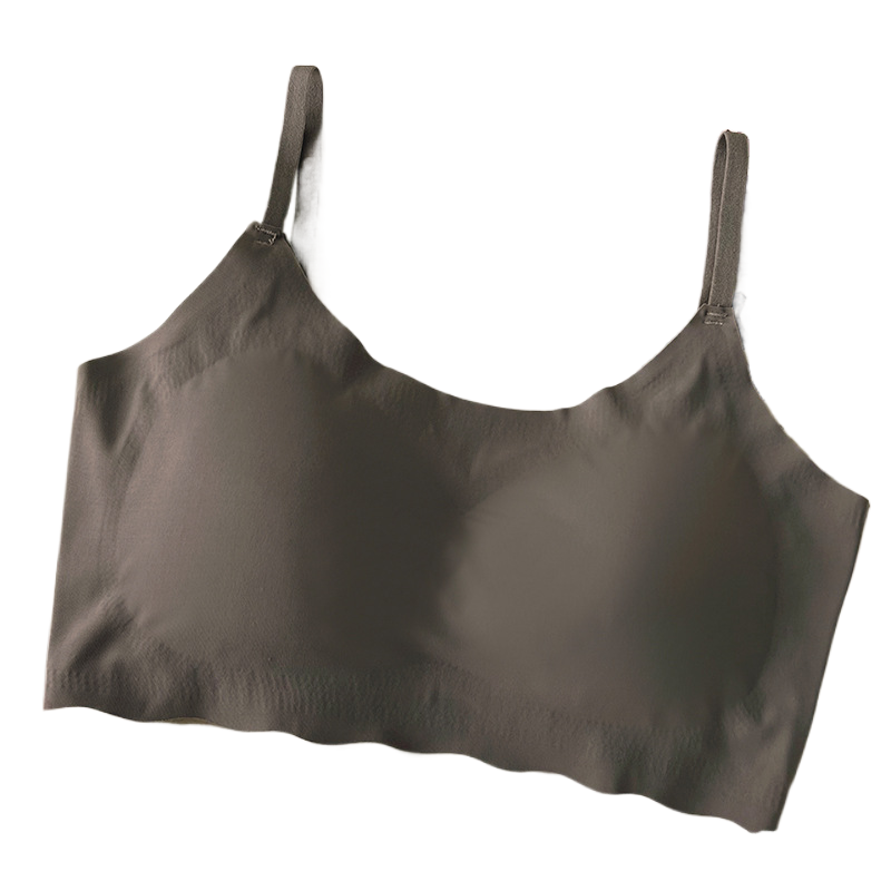 Seamless ice silk lingerie for teenage girls