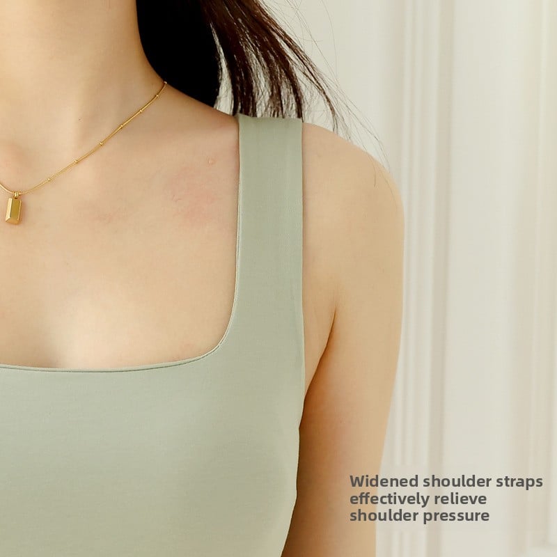 Base layer dress with built-in bra support