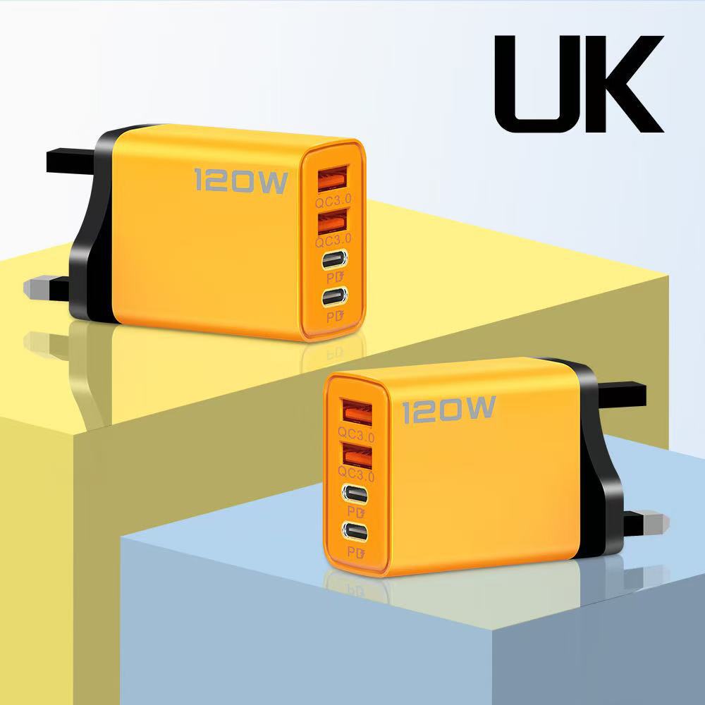 Mecha Style Dual USB + Dual Type-C Charger