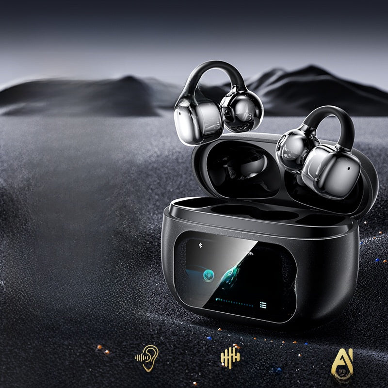 Clip-On AI Smart Bluetooth Headphones