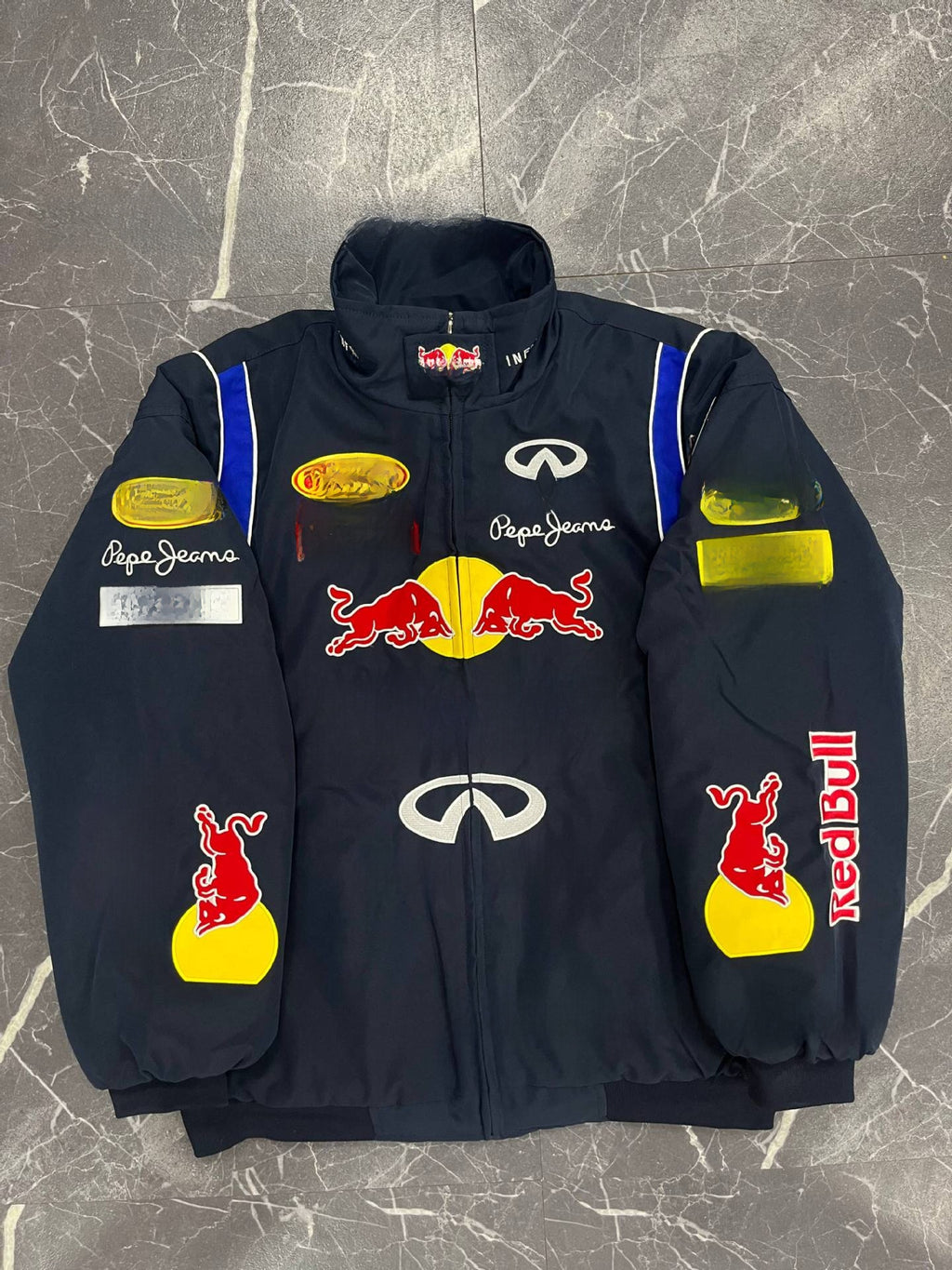 Embroidered racing jacket