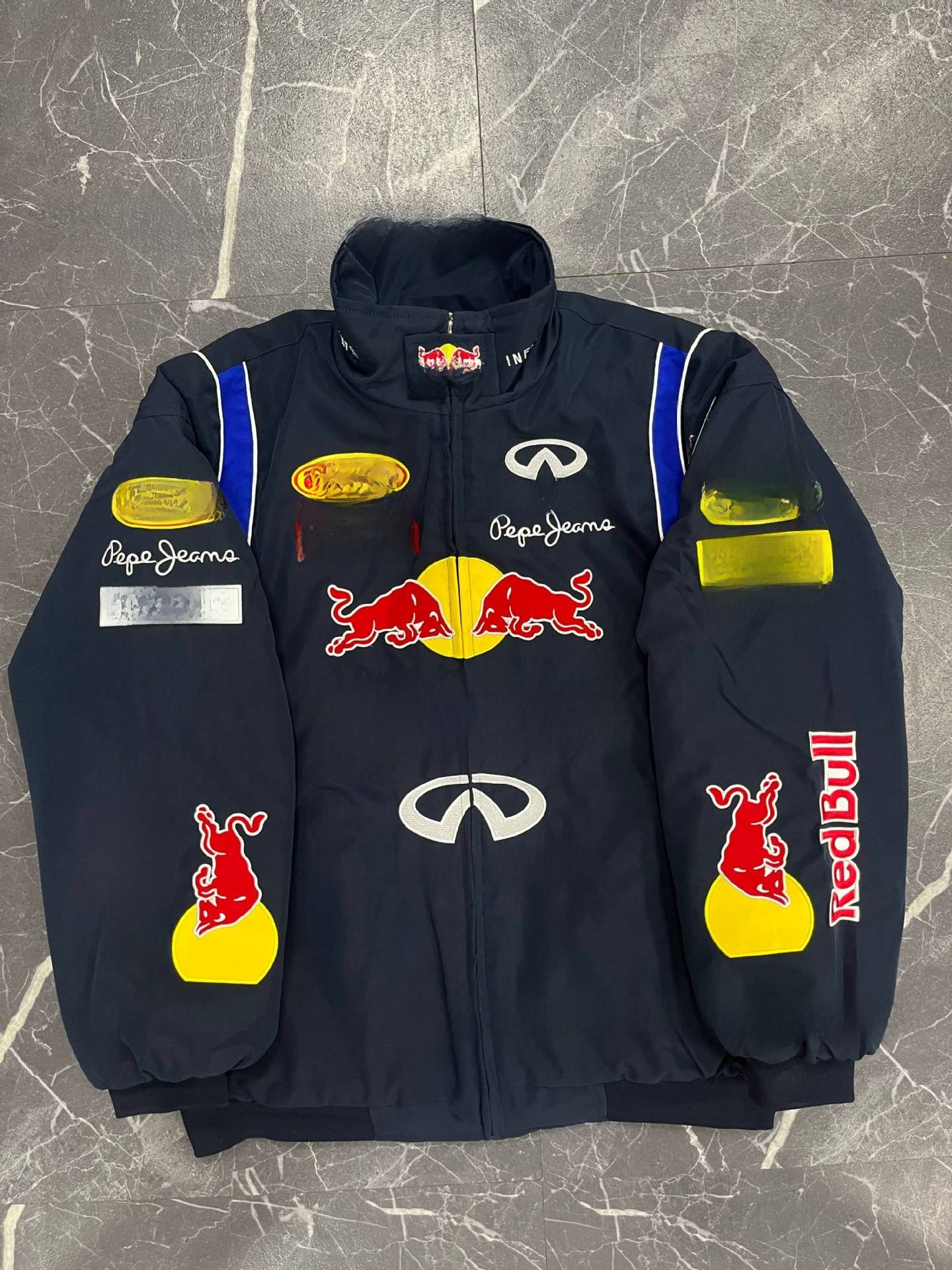 Embroidered racing jacket