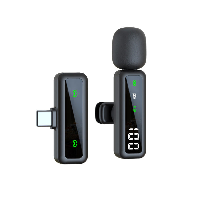 Wireless lapel microphone