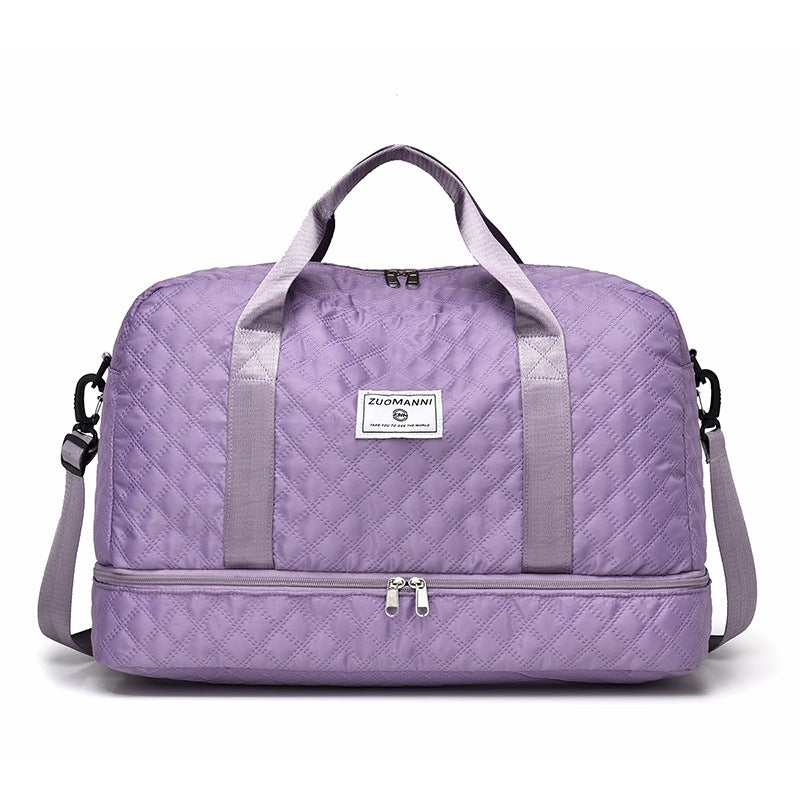 Checkered Sports Travel Bag
