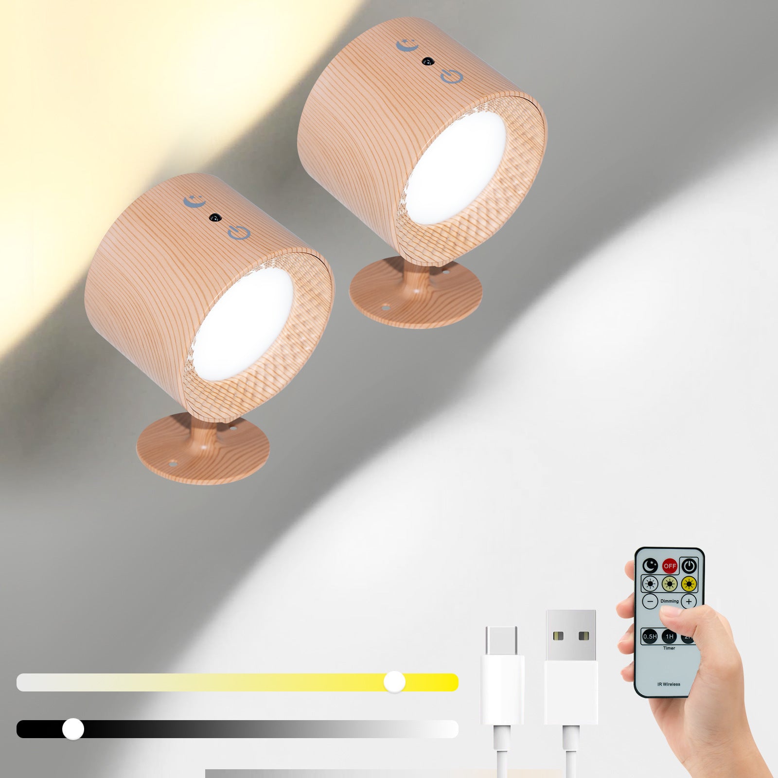 Smart magnetic wall lamp