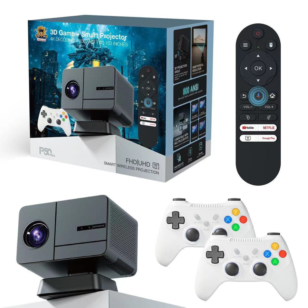 1080P HD Projector with Android 11 800 Lumens, Auto Focus