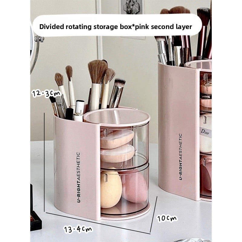 Powder puff storage box