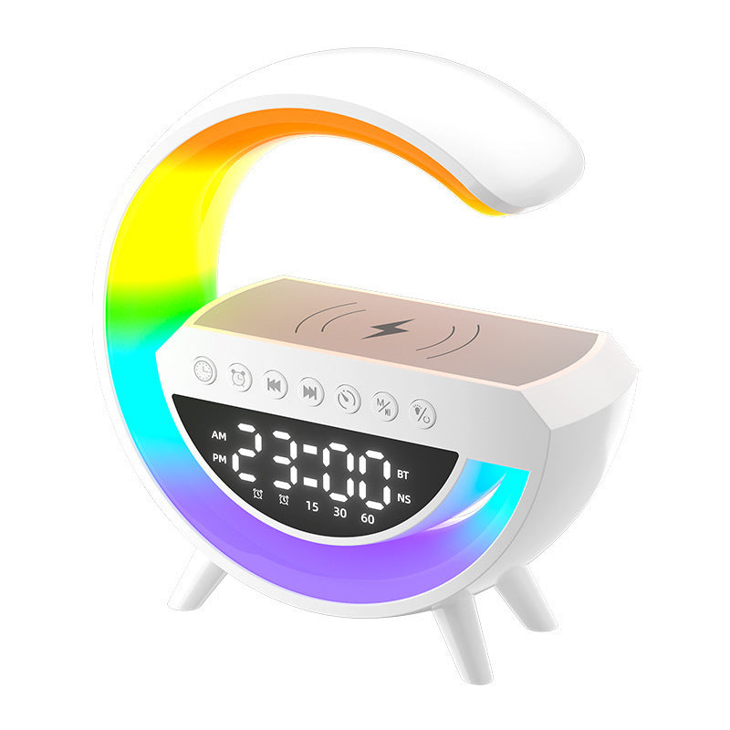 Wireless charging alarm clock ambient light