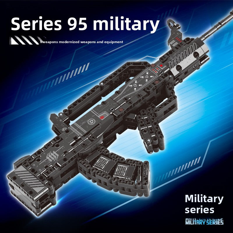 Compatible Lego Military Building Blocks Toy Sniper Rifle Model