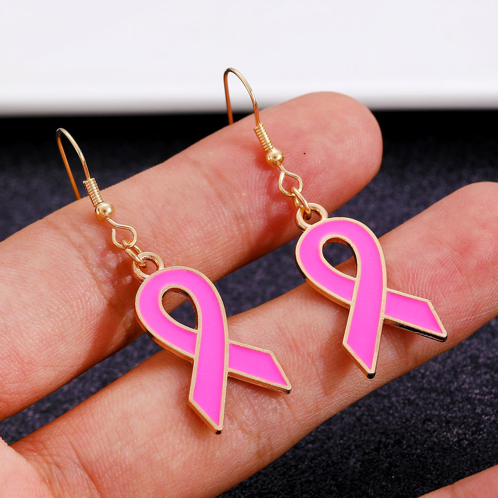 Breast cancer awareness necklace