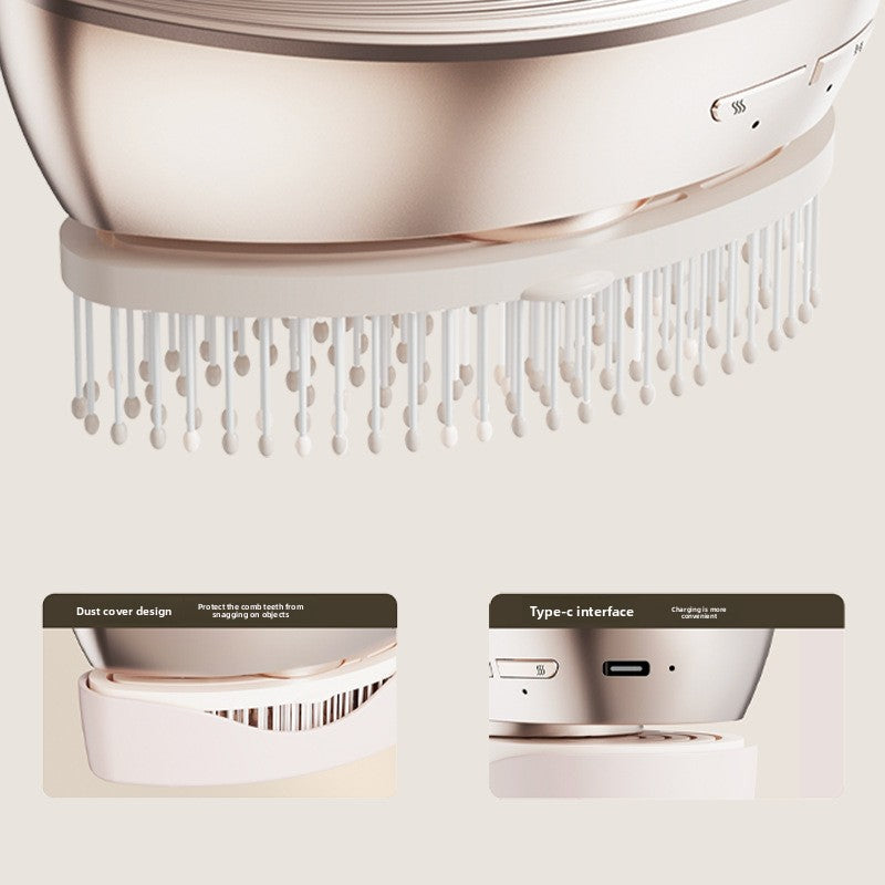 Electric massage comb