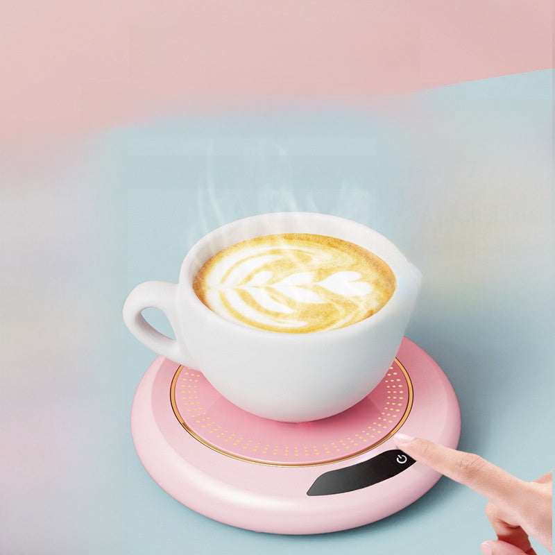 Intelligent constant temperature heating coaster