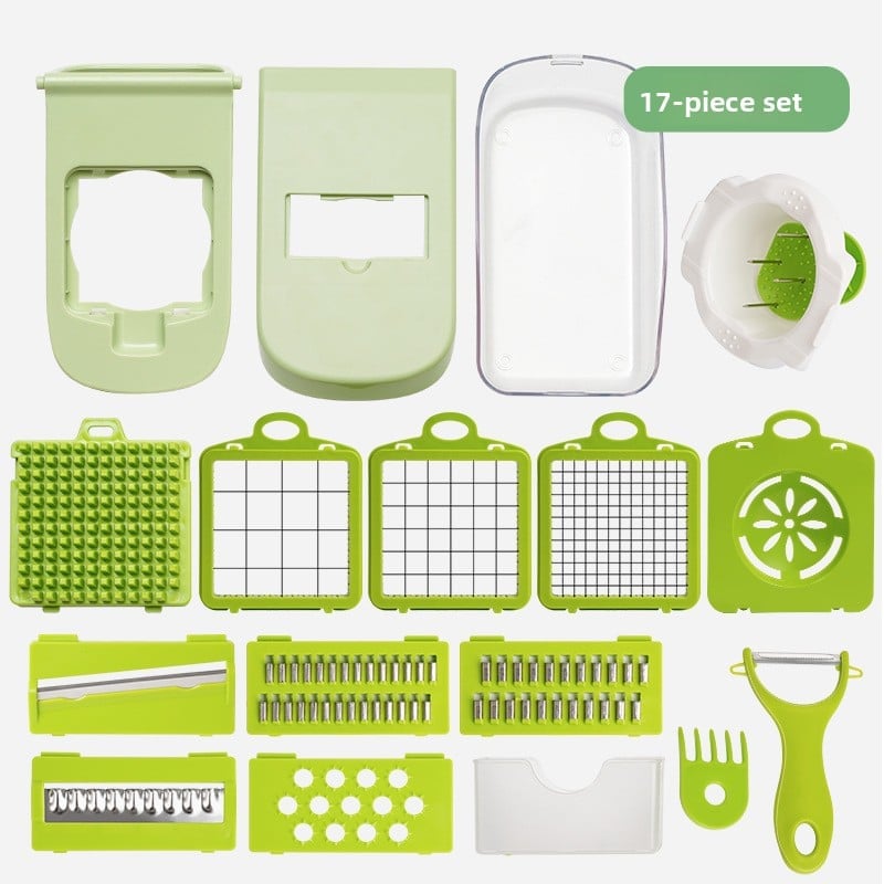Multi-Functional Vegetable Cutter - Slicer, Shredder & Dicer