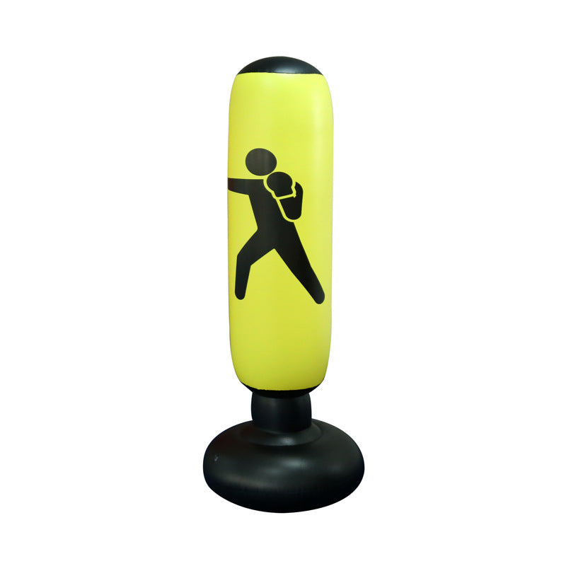 Inflatable fitness boxing column untoppleable figure