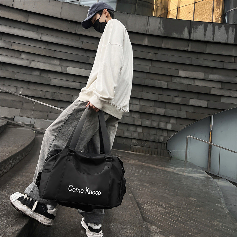 Fitness Bag with Wet-Dry Separation, Large-Capacity Storage, Swimming Bag, Sports Training Bag, Handheld Travel Duffle Bag