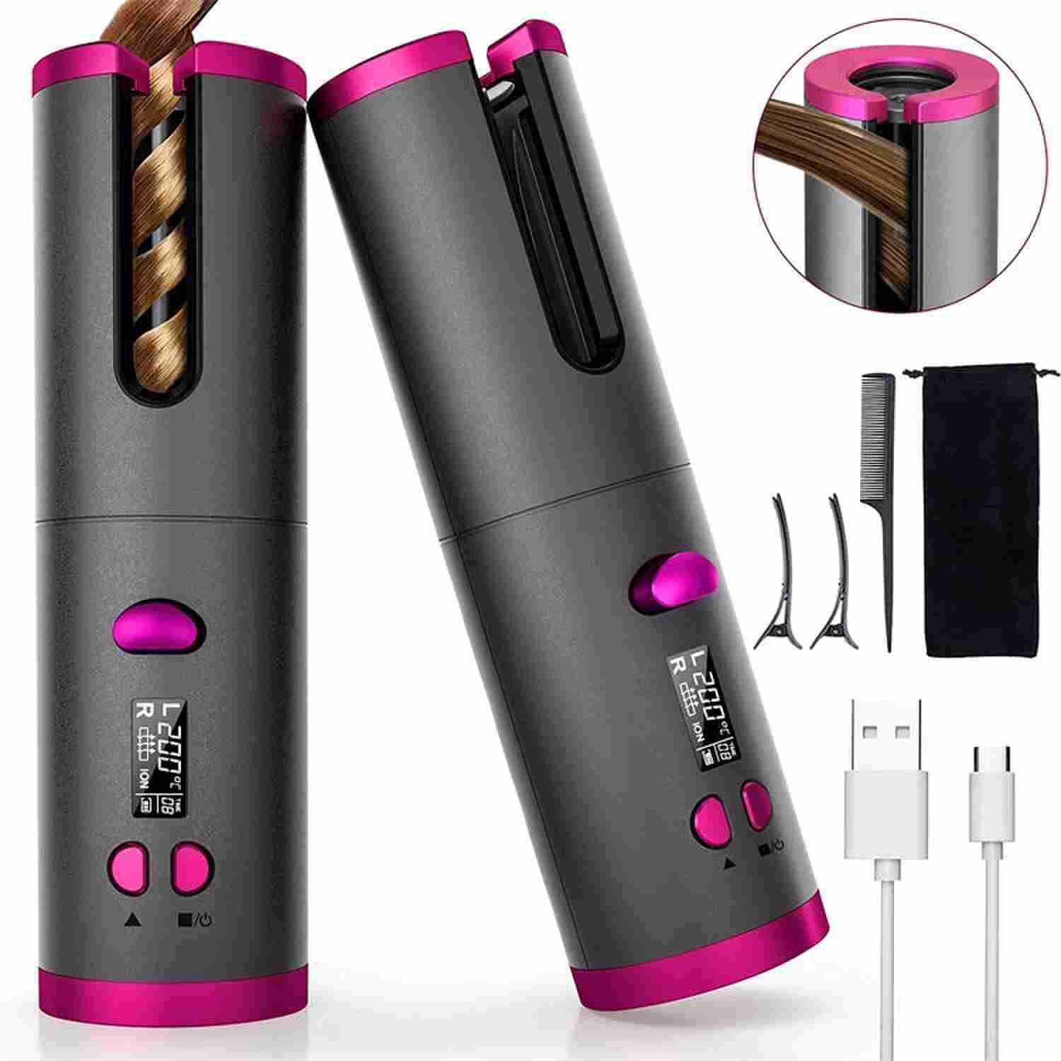 USB automatic curling iron