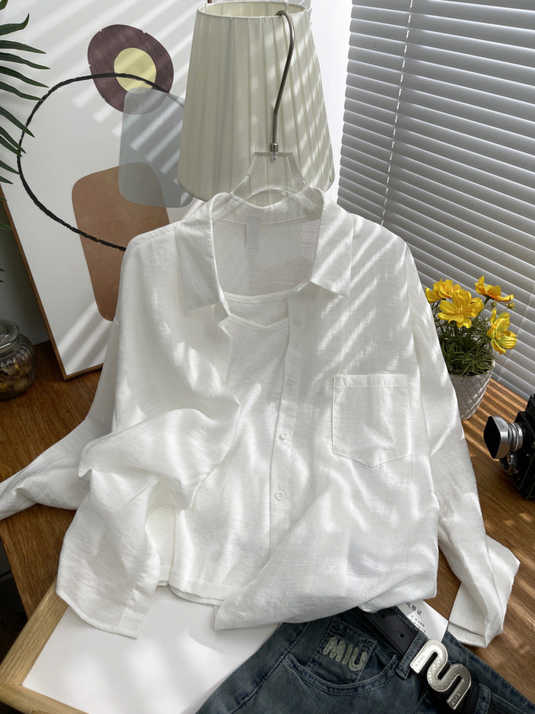 Ice silk sun-protective shirt