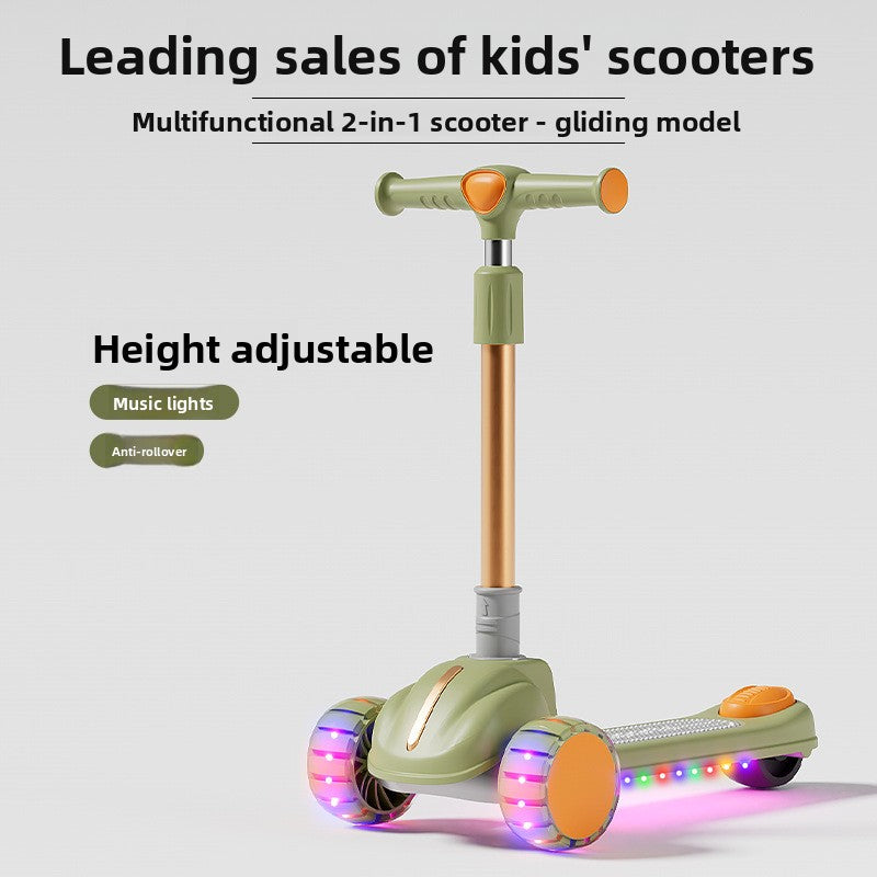 Children's three-in-one scooter