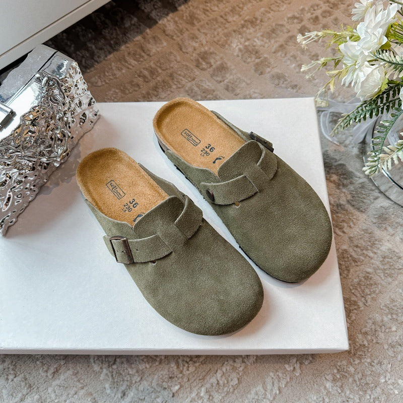 Platform slip-on shoes