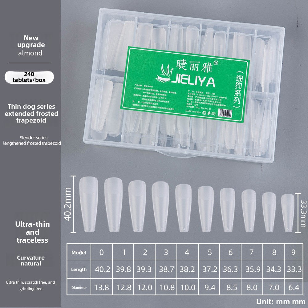 Full and half dual-purpose nail pads