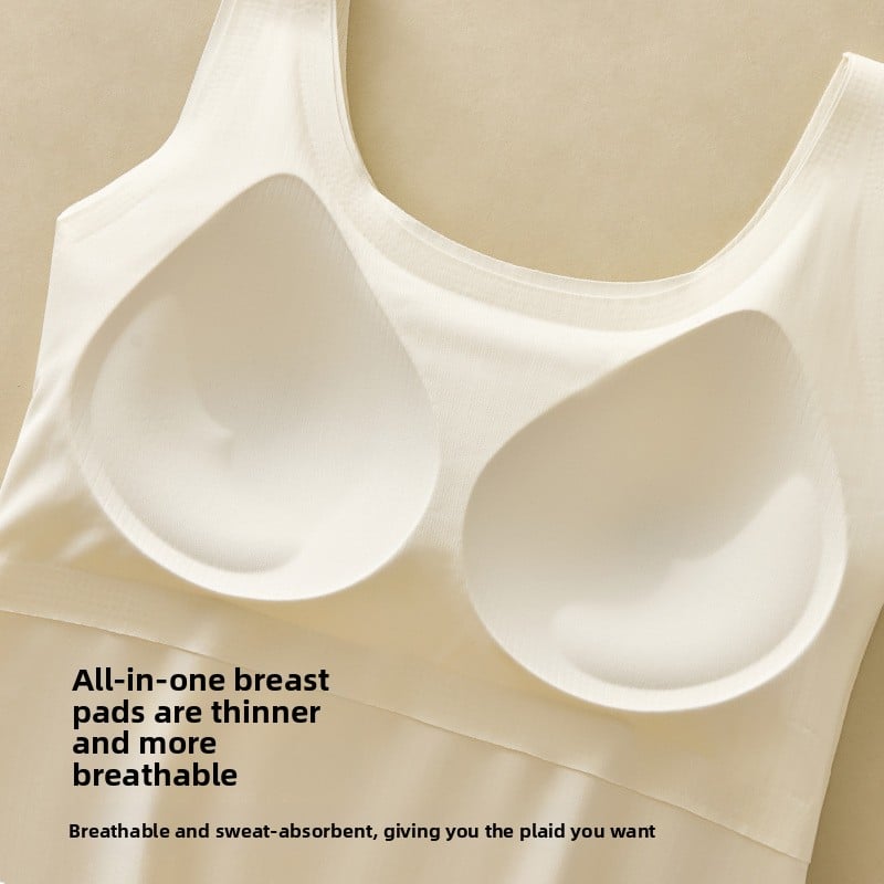 Lingerie with chest pads and a beautiful back