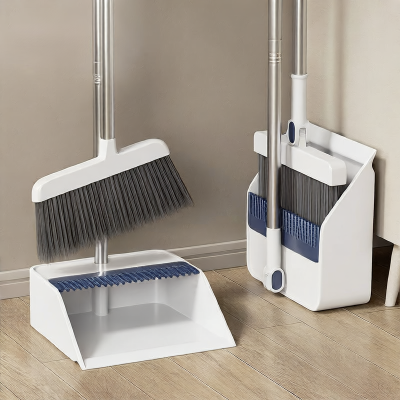 Household foldable broom and dustpan