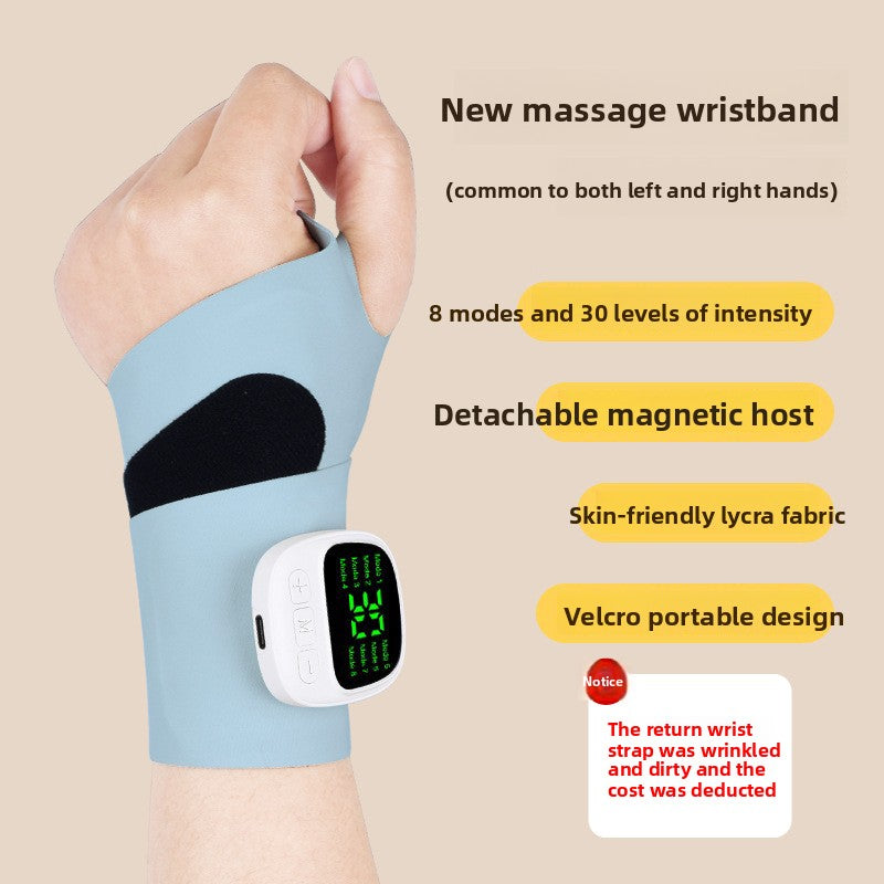 Adjustable EMS Wrist Massager with Heating