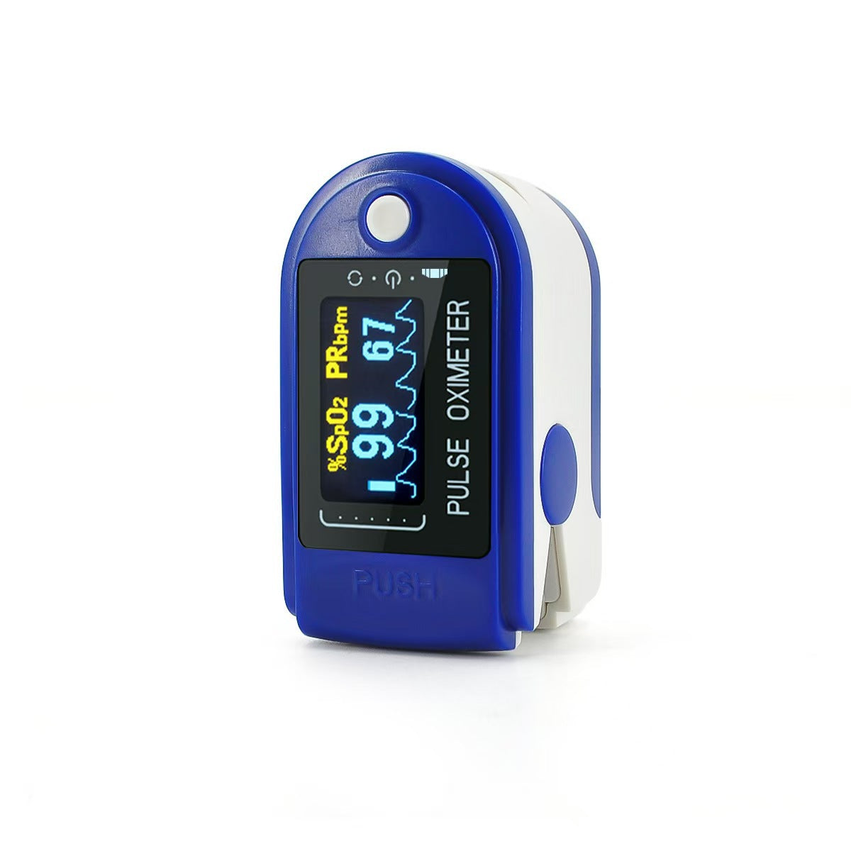 Finger Clip Pulse Oximeter for Oxygen Saturation and Heart Rate Monitoring