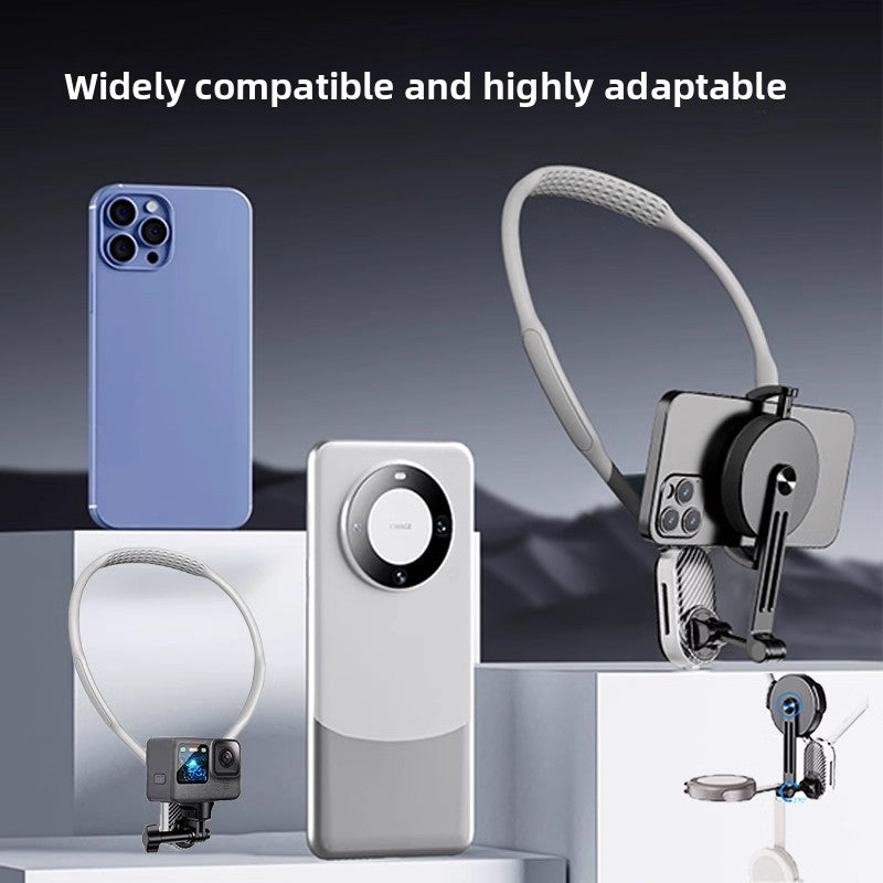 Adjustable Neck Phone Mount for Hands-Free Recording