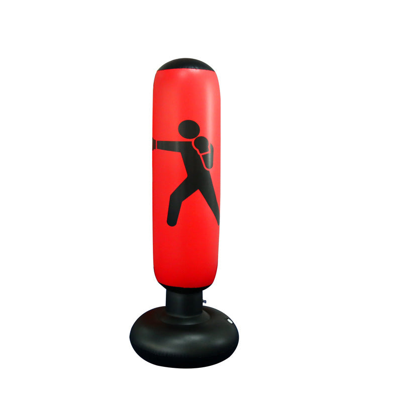 Inflatable fitness boxing column untoppleable figure
