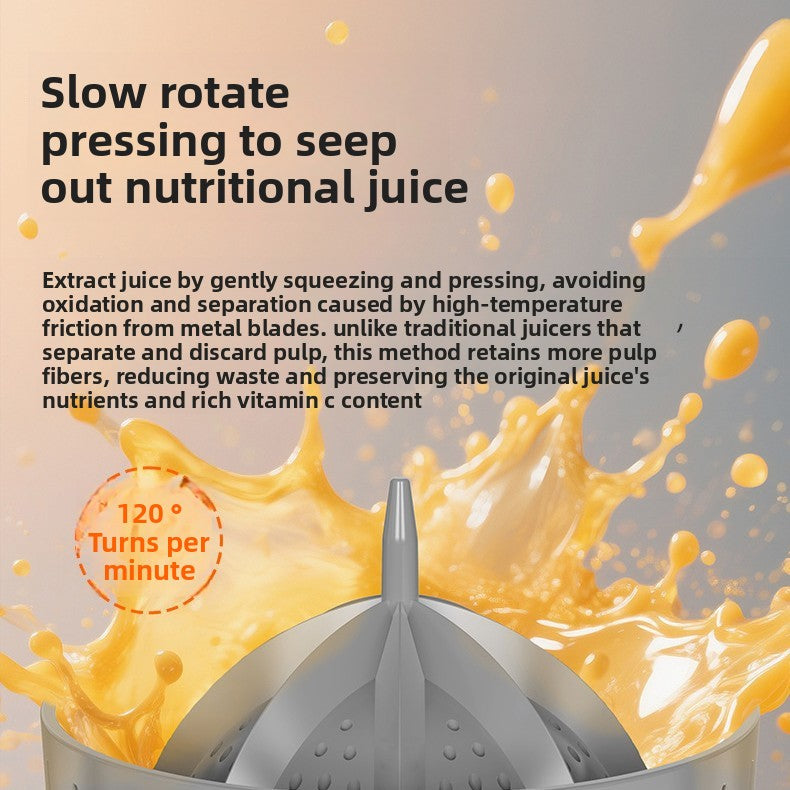 Electric Juicer with Pulp Separation for Home Use