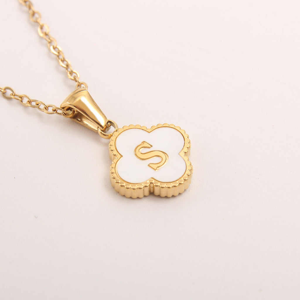 Gold-Plated Letter Necklace
