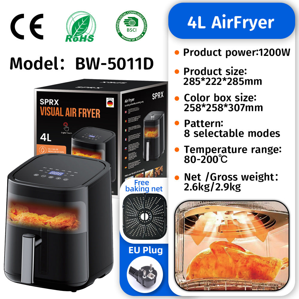 Air Fryer Household Flip-Free Airfryer