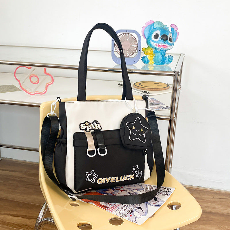 Crossbody bag, girl's handbag, large-capacity single-shoulder bag