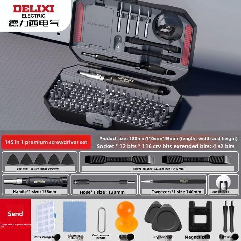 Delixi Electric Precision Screwdriver Set for Computer Repair