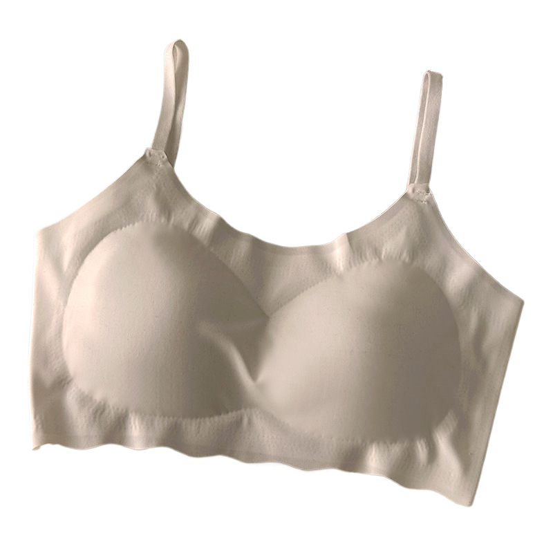 Seamless ice silk lingerie for teenage girls
