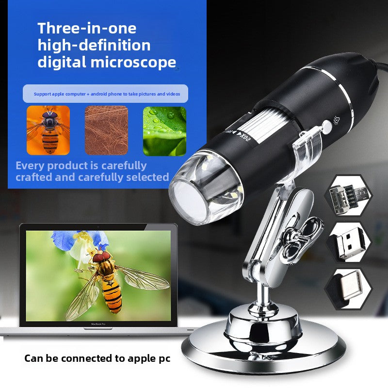 HD 1600X three-in-one microscope